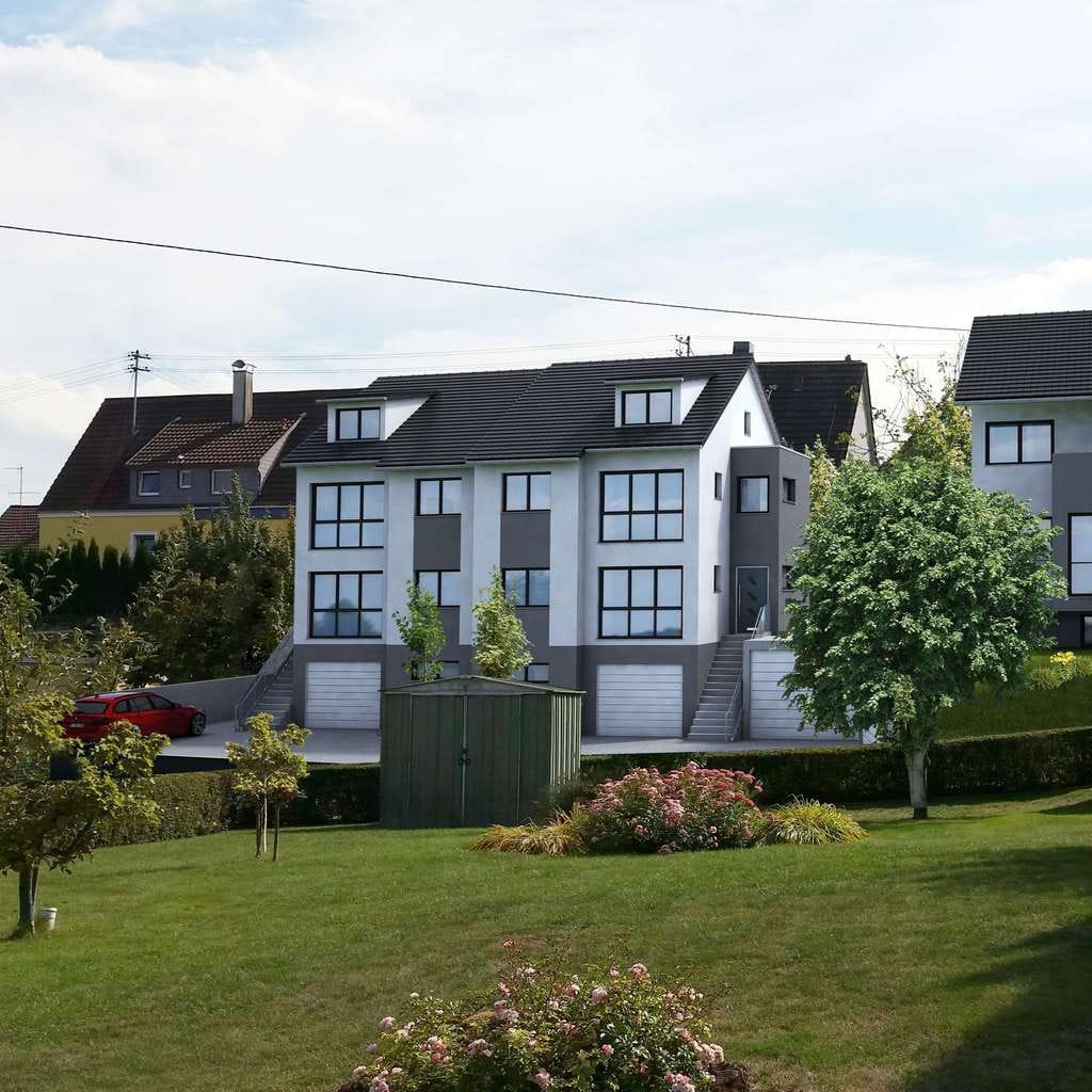 Immobilie in Untereisesheim - DESIGN - RAUM - LICHT - Neubau DHH auf höchstem Niveau - Bild 0