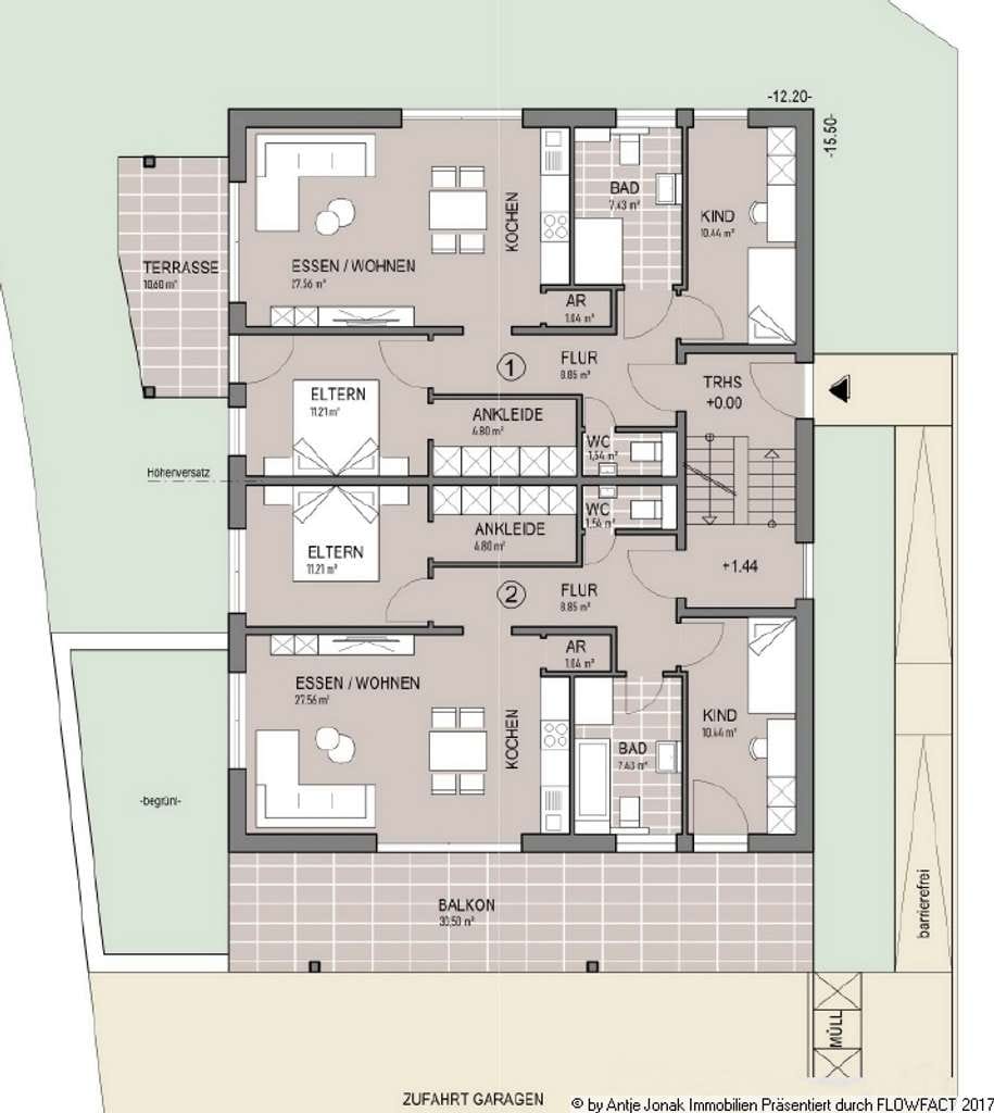 Immobilie in Weilheim an der Teck - Moderne 3,5 und 4,5 Zimmer-Wohnung mit sonnigem Balkon oder Terrasse in Weilheim/Teck - Bild 3