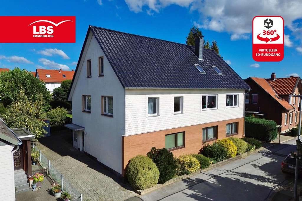 Immobilie in Seesen - Familienfreundliches Mehrgenerationenhaus mit 2 WE & ELW in Rhüden! - Bild 0