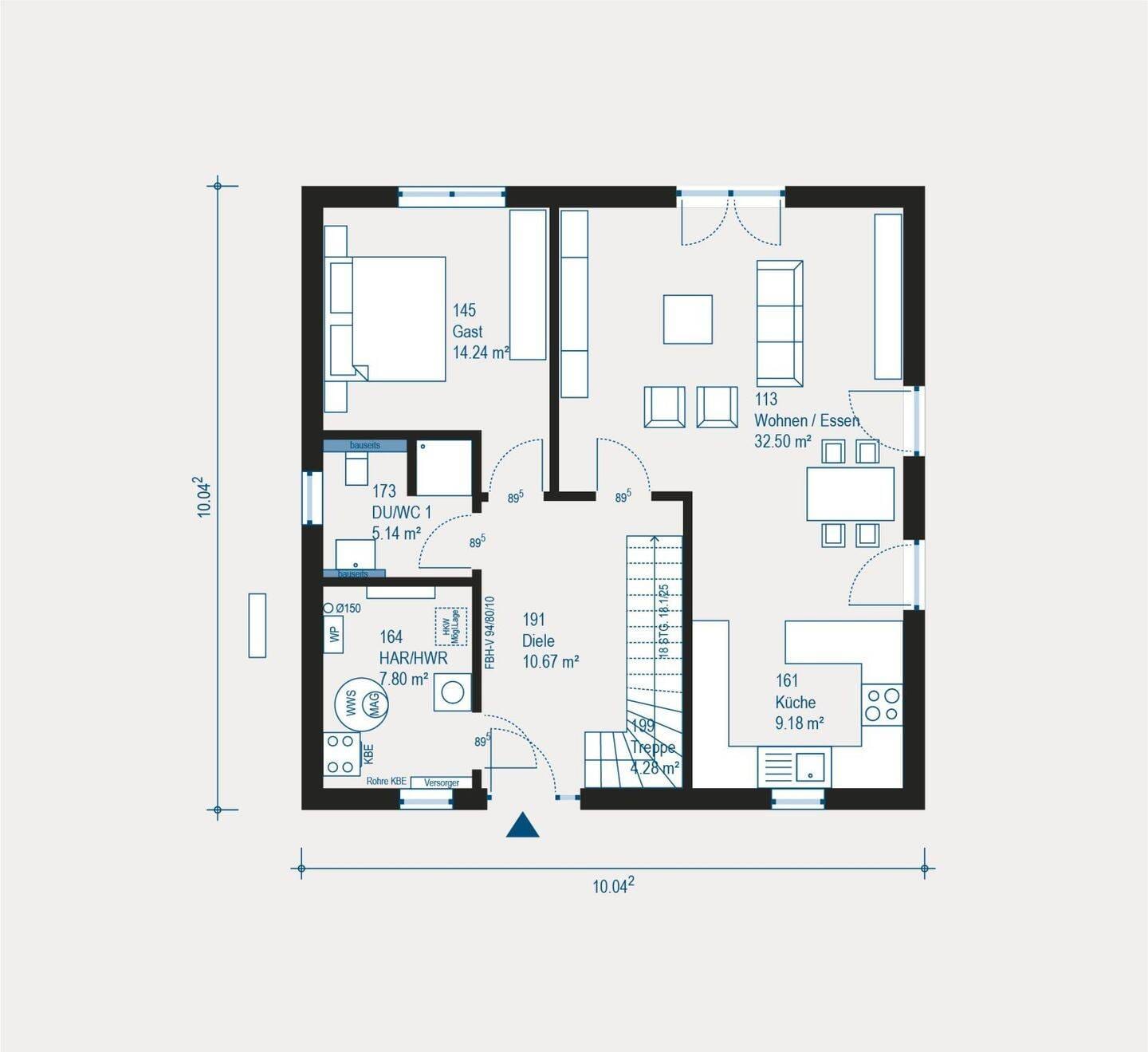 Immobilie in Fränkisch-Crumbach - Modernes Einfamilienhaus in Fränkisch-Crumbach - individuell und energieeffizient - Bild 1