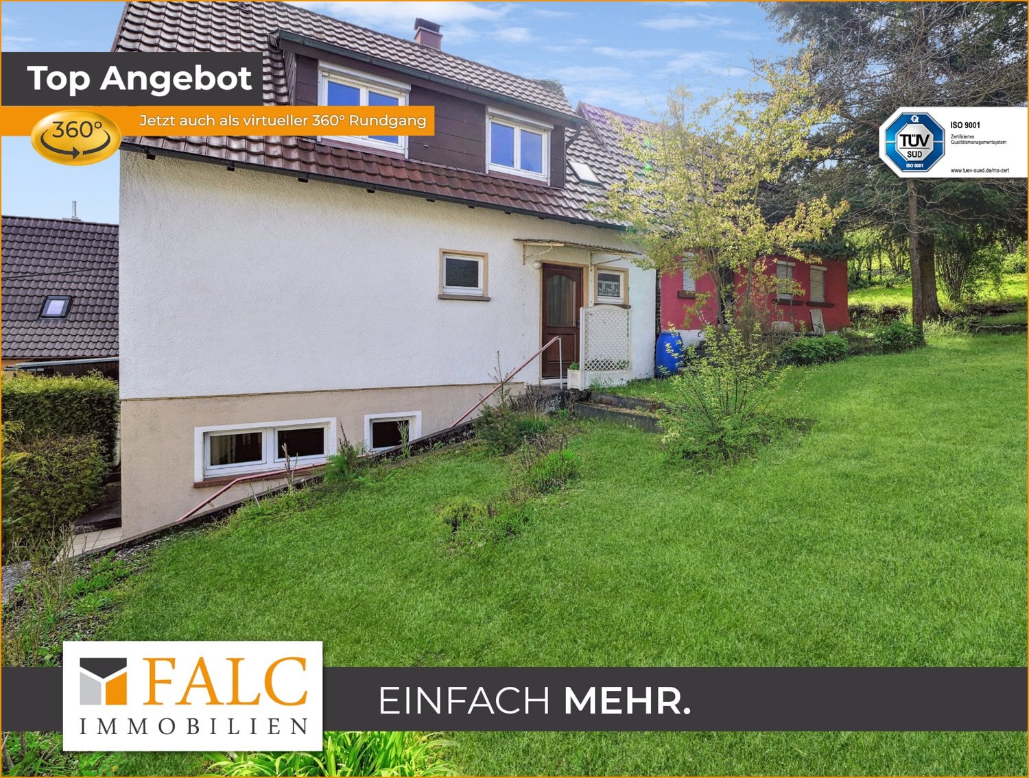 Immobilie in Schöntal - Das Haus, Werkstatt, XXL Garage, Bauplatz optional dazu - FALC Immobilien Heilbronn - Bild 0