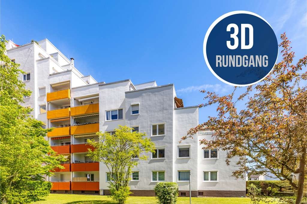 Immobilie in Maintal - Maintal-Bischofsheim: Großzügige 2-Zimmer-Wohnung mit herrlichem Süd-West-Balkon in zentraler Lage - Bild 0