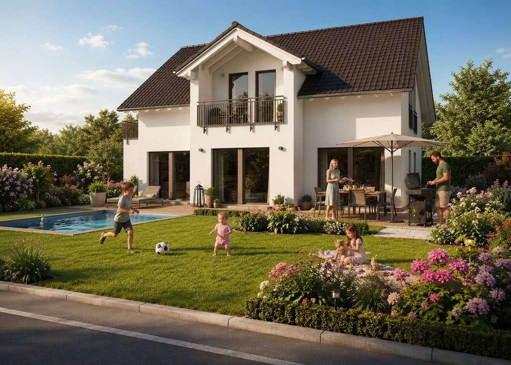 Immobilie in Wimsheim - 💫 Bauen Sie Ihr Glück - modernes Familienwohnen mit viel Platz für Ihre Wünsche - Bild 0