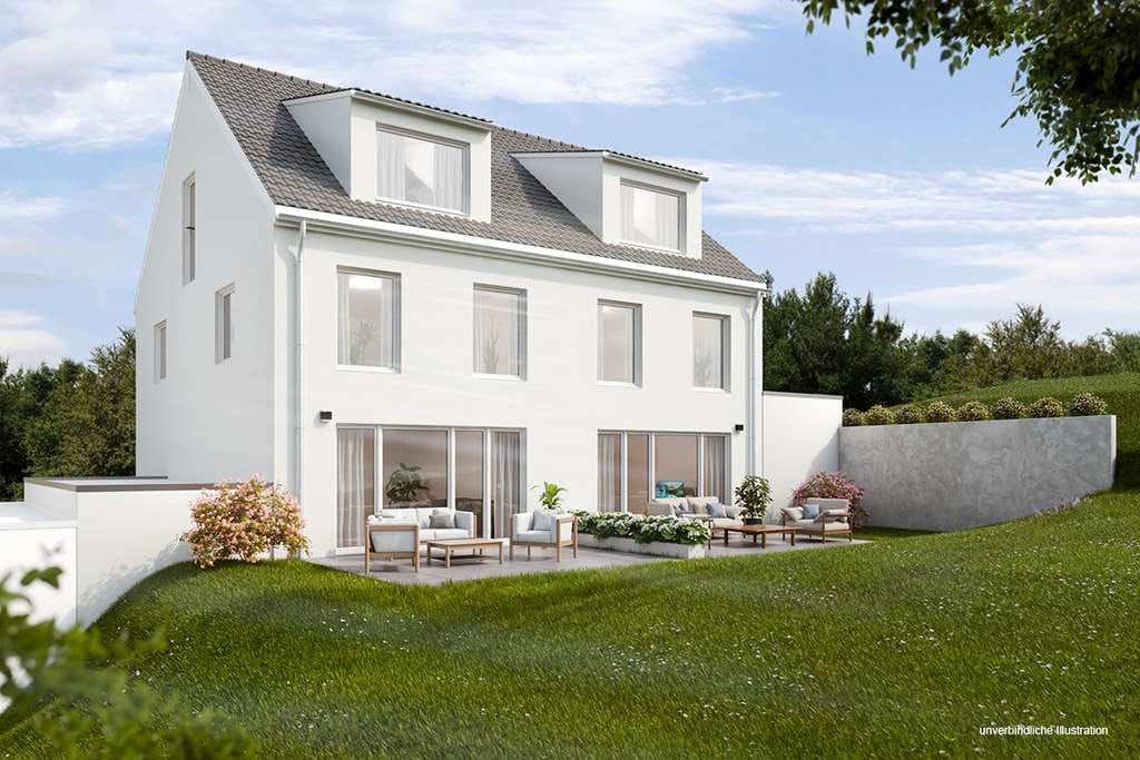 Immobilie in Ostelsheim - Sehr großzügig und modern: "Wohnen in ruhiger Randlage mit herrlichem Garten" DHH in Ostelsheim - Bild 0