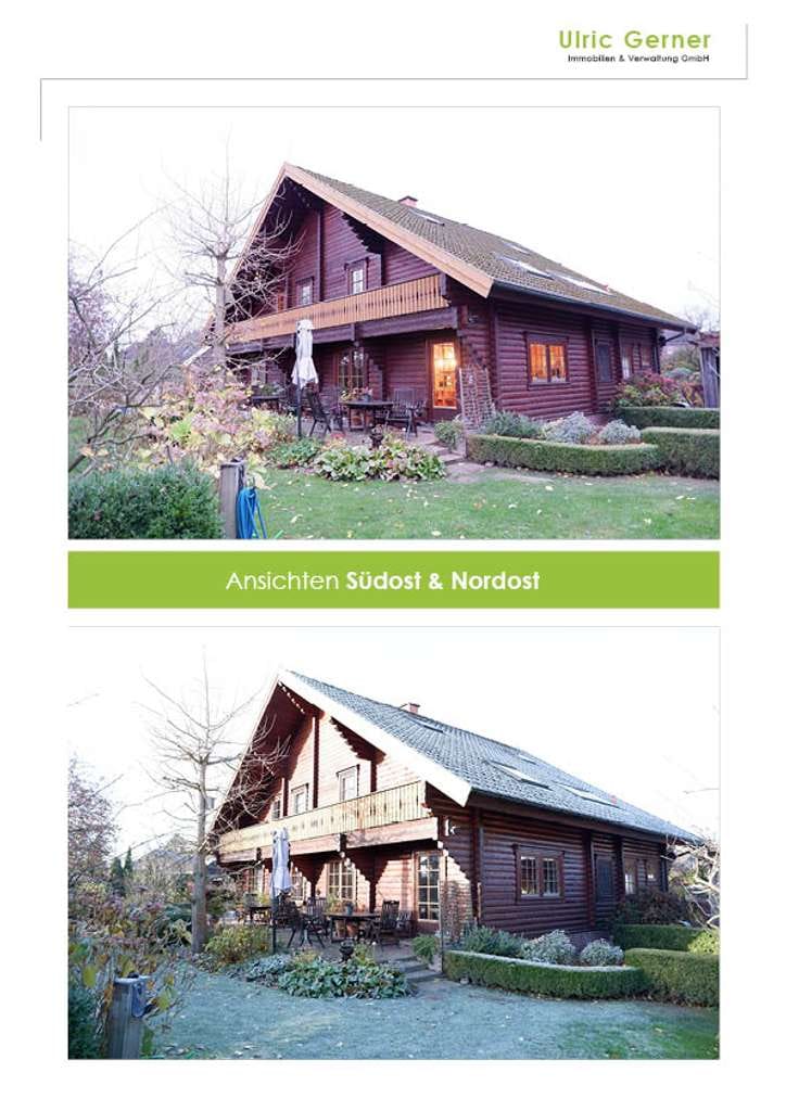 Immobilie in Kröppelshagen-Fahrendorf - Original Blockbohlenhaus mit zwei Wohneinheiten und Vollkeller - Bild 2