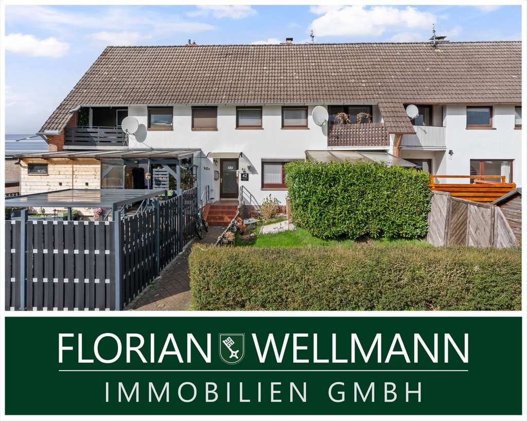 Immobilie in Zeven - Gepflegtes  Reihenmittelhaus in Zeven mit Keller, Terrasse & Balkon - Bild 0