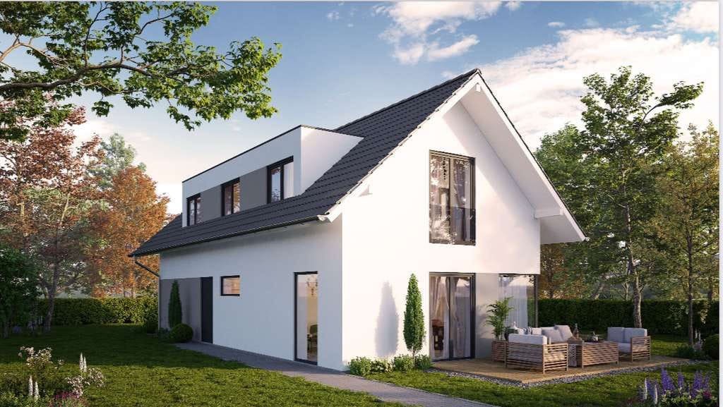 Immobilie in Parkstetten - Aktionshaus mit Erker „Parkstetten“ - EFH/ZFH-Neubauprojekt (massiv Ziegel - fast schlüsselfertig) - Bild 1