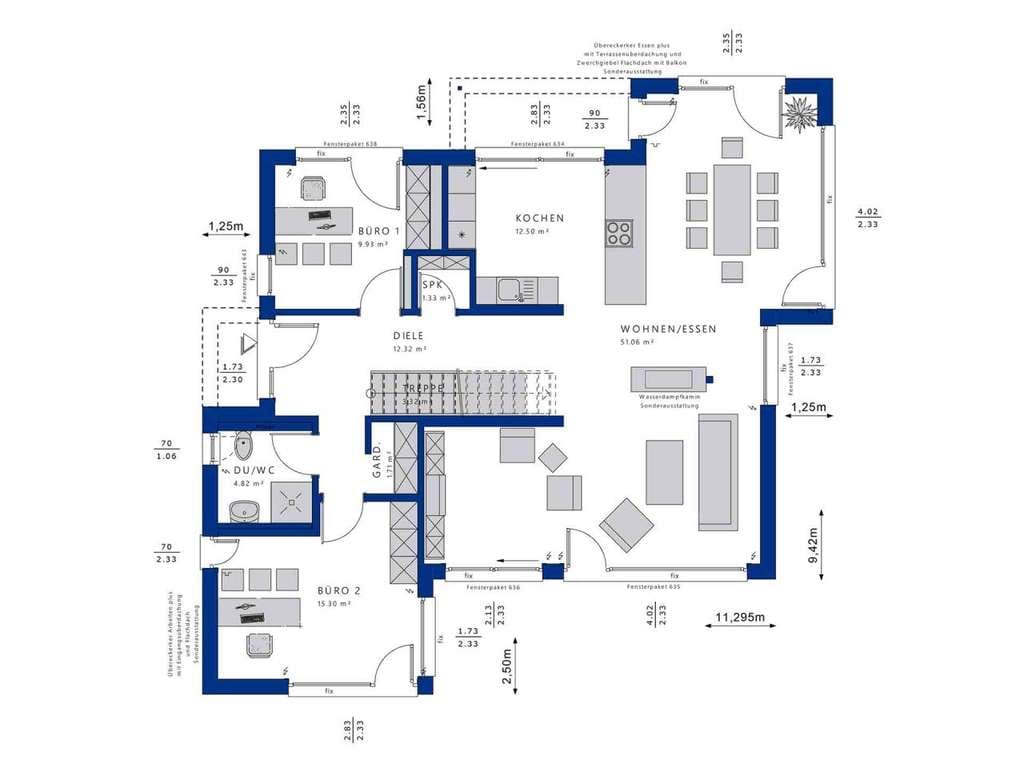 Immobilie in Bad Teinach-Zavelstein - Bestpreisgarantie bei BIEN-ZENKER CONCEPT M 155 mit Bauplatz - Bild 1