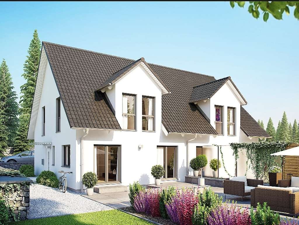 Immobilie in Rattenkirchen - Neubau Doppelhaushälfte mit ca. 124 m² Wohnfläche auf ca. 406 m² Grundstück in Rattenkirchen - Bild 0