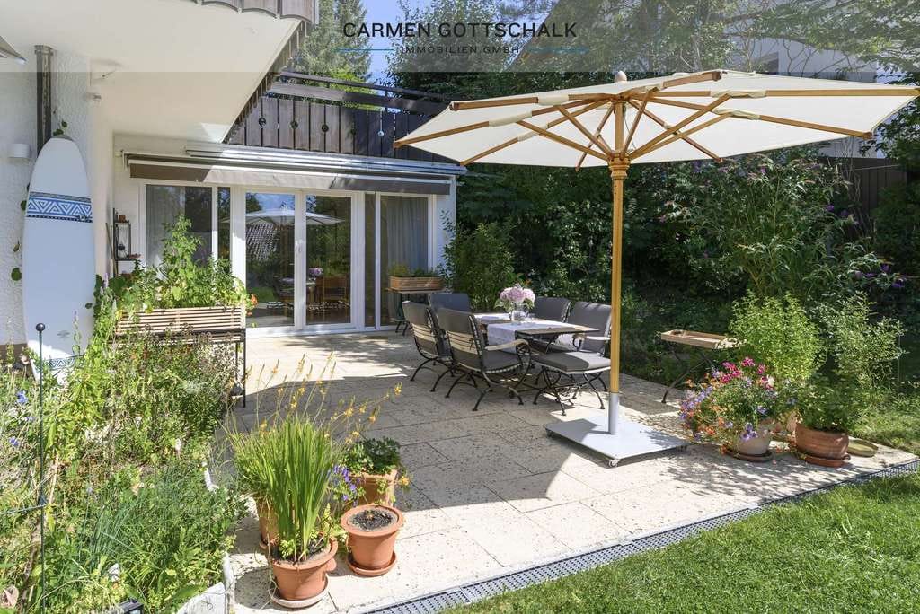Immobilie in Münsing - Ambach - Einen Steinwurf vom See entfernt – Traumhafte Gartenwohnung zum Sofortbezug - Bild 0