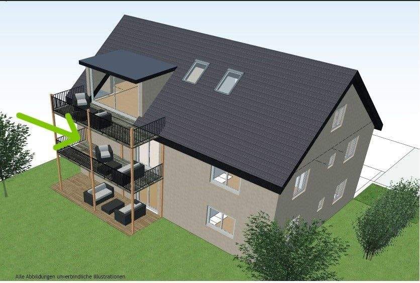 Immobilie in Wolfschlugen - Große sanierte OG Wohnung mit schönem Balkon  - Bild 0
