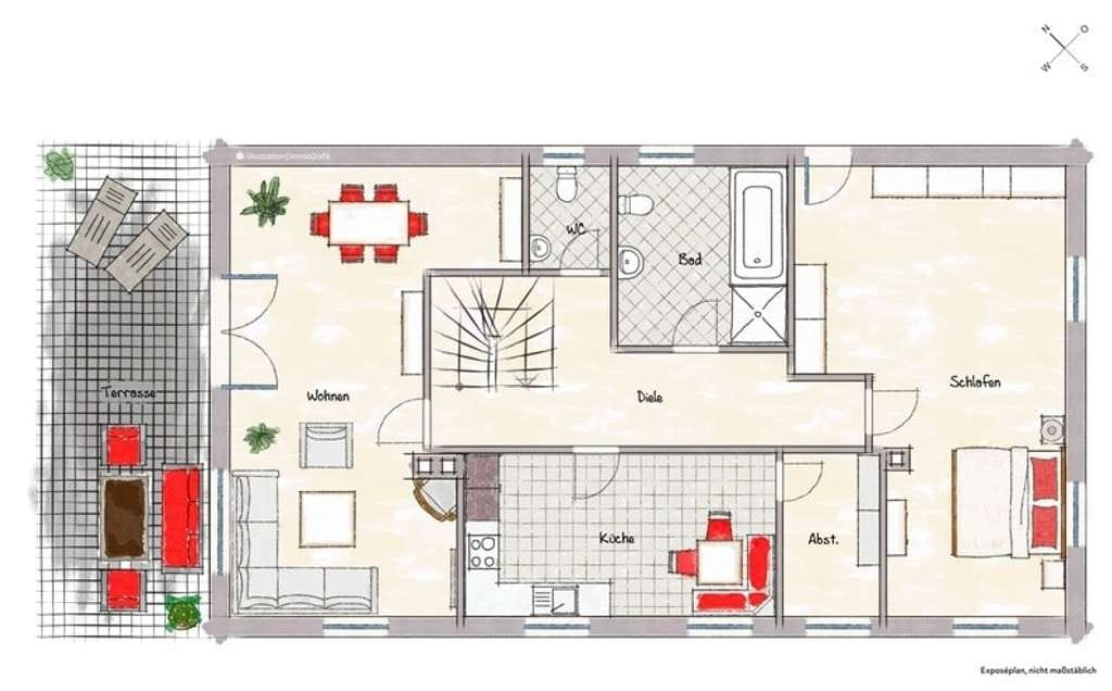 Immobilie in Wörth an der Donau - Viel Raum für Ihre Wohnideen – Einfamilienhaus mit weitläufigen Zimmern - Bild 2