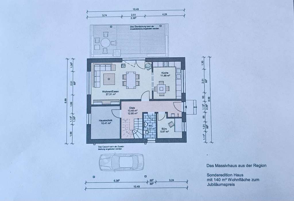 Immobilie in Ebsdorfergrund - Jubiläumsaktion: Neubau Einfamilienhaus KW 55 - Bild 3