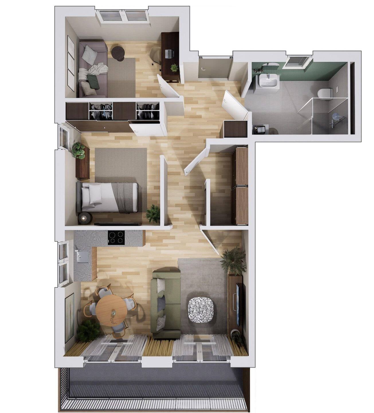 Immobilie in Marklkofen - 3-Zimmer Wohnung in Steinberg - Bild 3