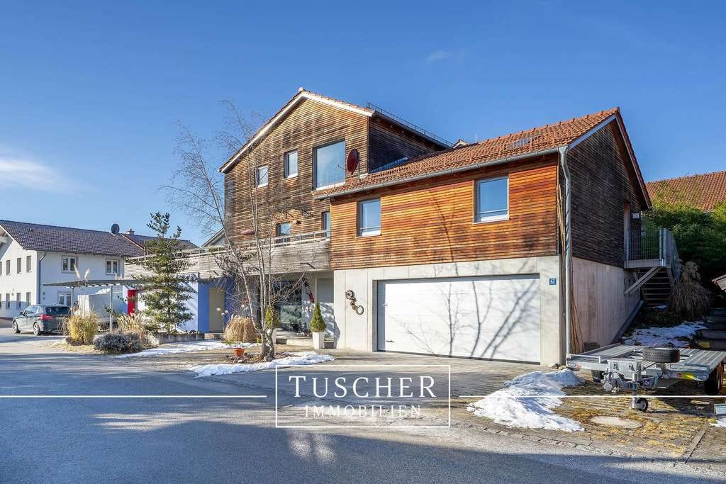 Immobilie in Glonn - Wohnen & Arbeiten unter einem Dach - Energieeffizientes Architektenhaus in modernem Stil! - Bild 0