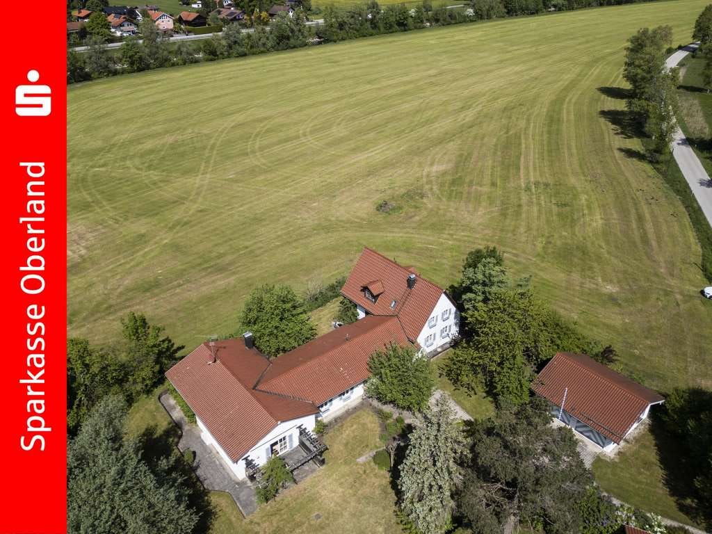 Immobilie in Bad Heilbrunn - Einzigartiges Landhaus im Grünen - Bild 0