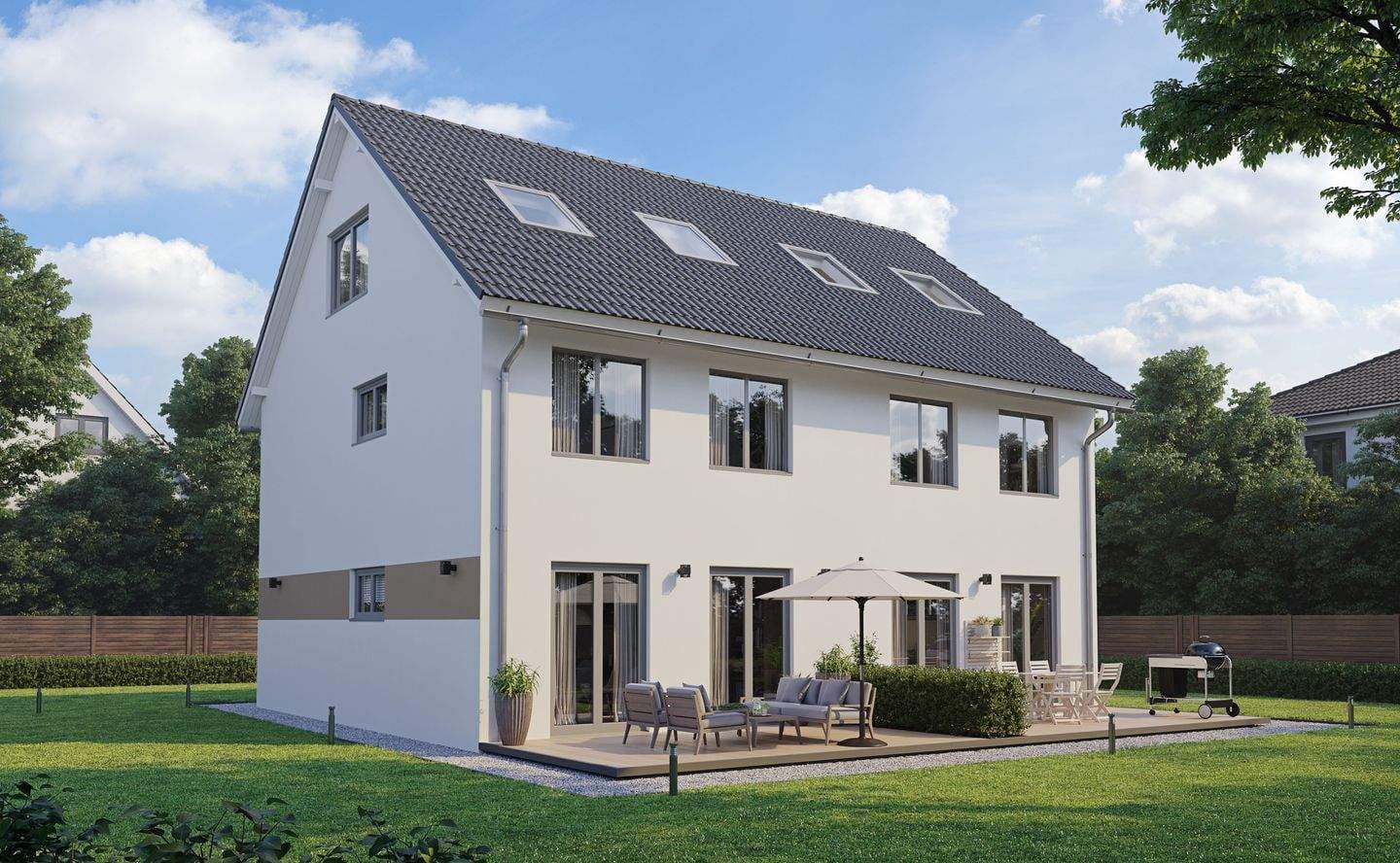 Immobilie in Elztal - Elztal DHH Neubau ab 378.000 € mit Grundstück - Bild 0