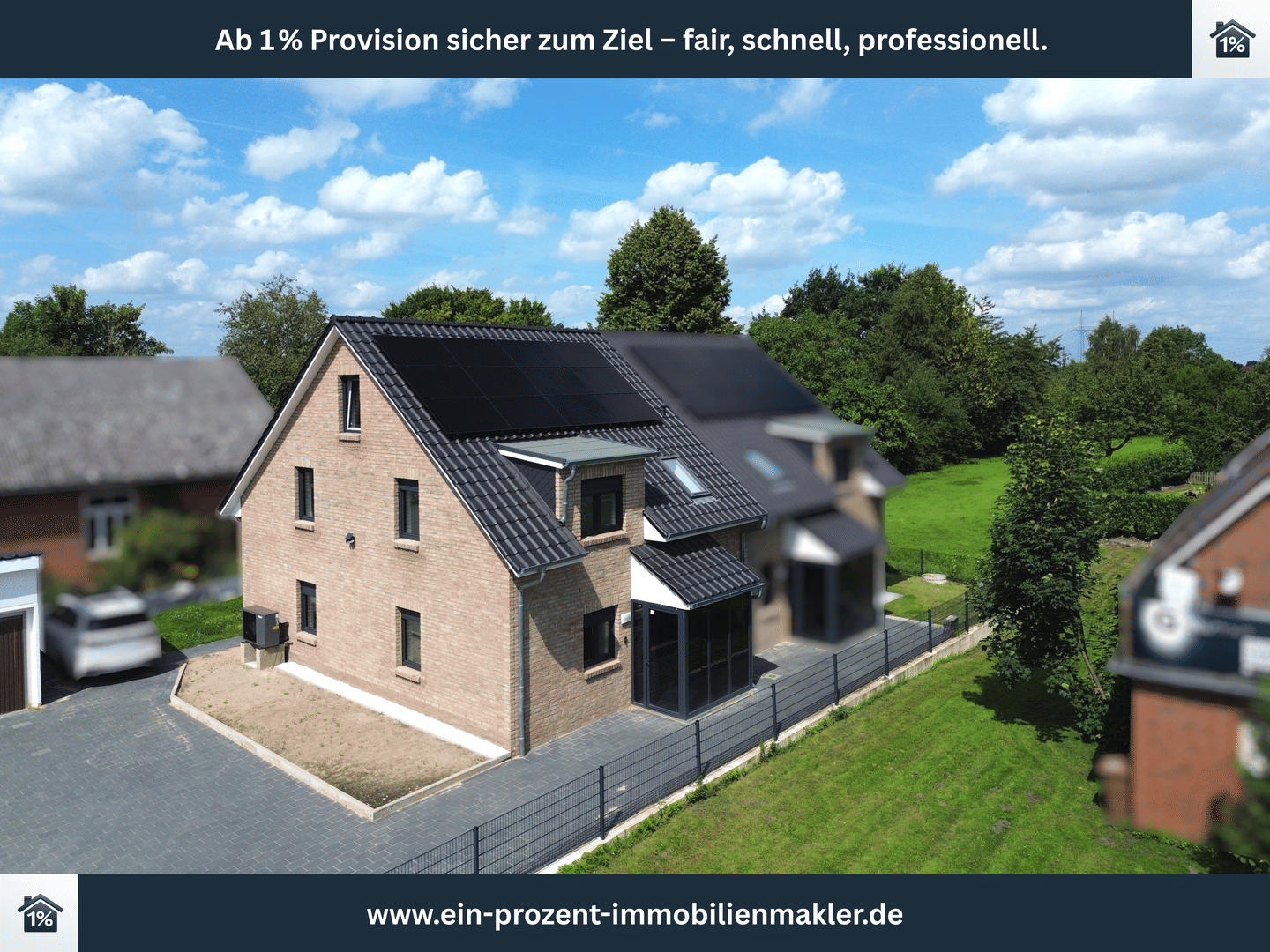 Immobilie in Hollern-Twielenfleth - Steigende Energiekosten? Nicht bei Ihnen - dank Ihrer effizienten Neubau-DHH in Hollern-Twielenfleth - Bild 0