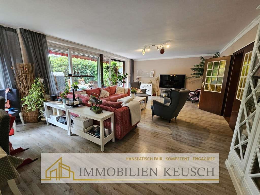 Immobilie in Achim - DHH gefühlt wie EFH in Uesen mit viel Platz, zentrale und ruhige Lage, tolles Grundstück, Garage - Bild 4