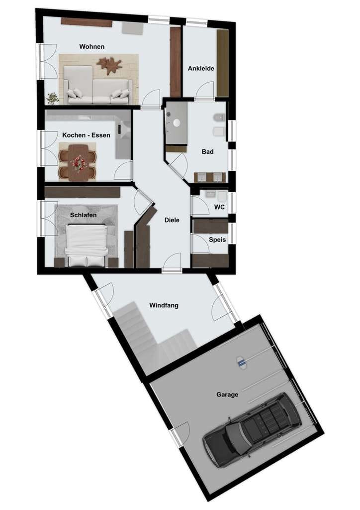 Immobilie in Kirchham - Hochwertiger Rohbau
Einfamilienhaus mit Einliegerwohnung
voll unterkellert mit Nebengebäude - Bild 1