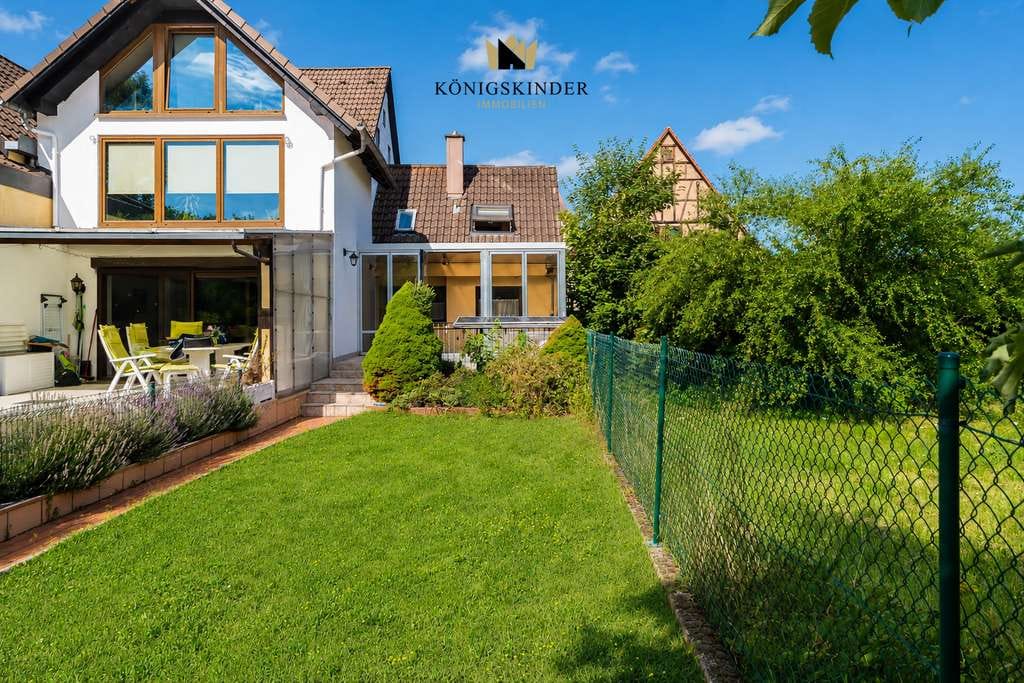 Immobilie in Markgröningen - Reihenendhaus mit Wintergarten, Terrasse und Garten – Raum für Ihre Wohnideen - Bild 0