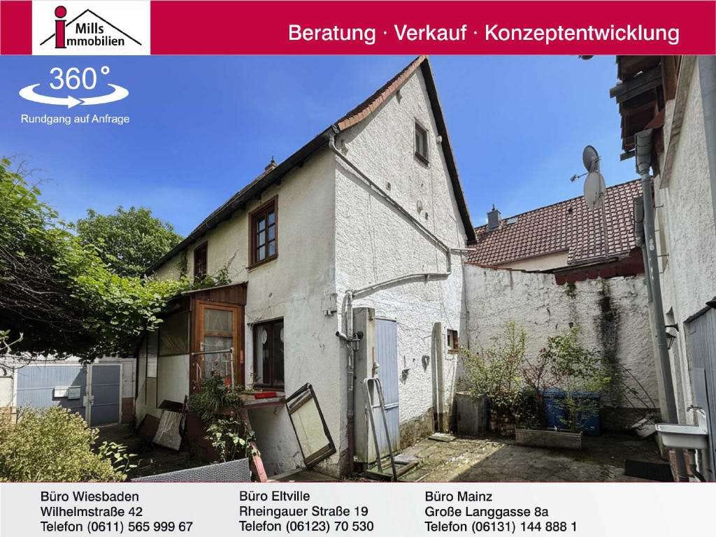 Immobilie in Flörsheim - Perfekte Alternative zu einer Eigentumswohnung: Hübsches Einfamilienhaus + weitere Wohnung im  - Bild 0