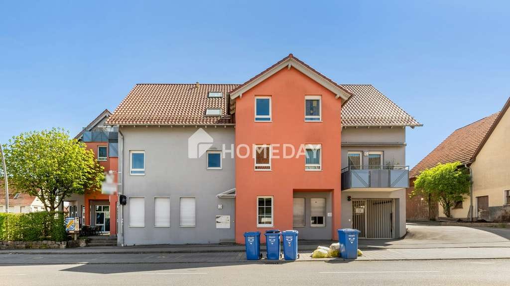 Immobilie in Mögglingen - Gepflegte 3-Zimmer-Wohnung mit Tiefgaragenstellplatz und durchdachtem Grundriss - Bild 0
