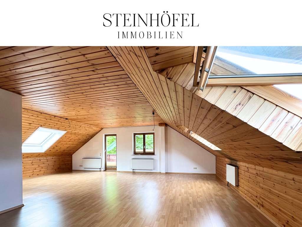 Immobilie in Ober-Olm - Großzügige Dachgeschosswohnung mit Westbalkon und Weitblick in Ober-Olm - Bild 0