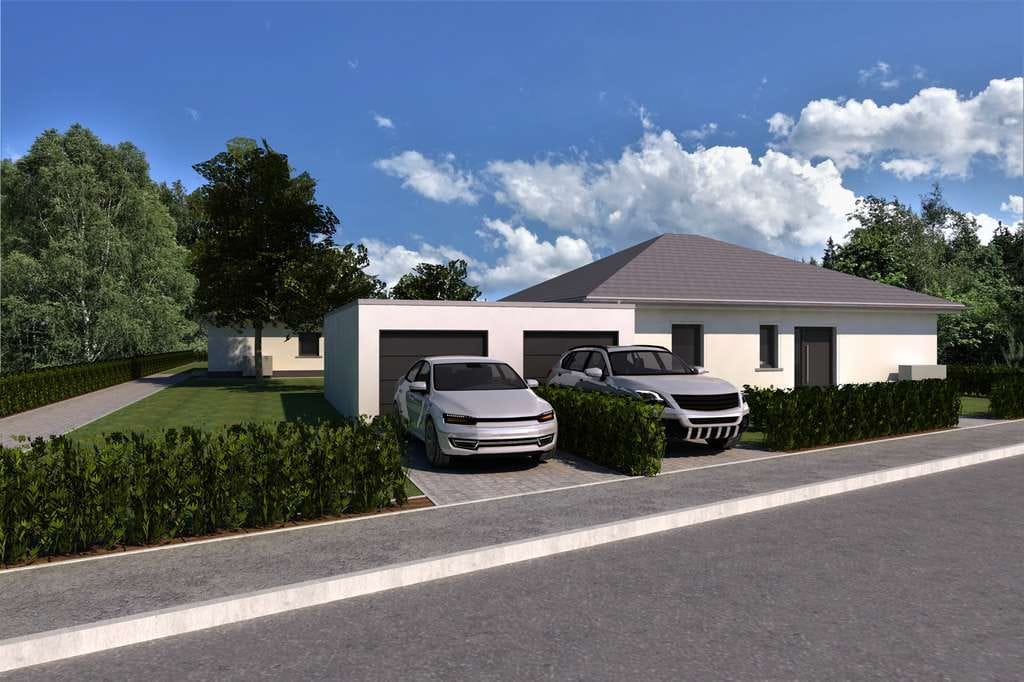 Immobilie in Vacha - Schlüsselfertiger Neubau eines barrierefreien Bungalows mit Garage inkl. 835 m² Grundst. in  Vacha - Bild 3