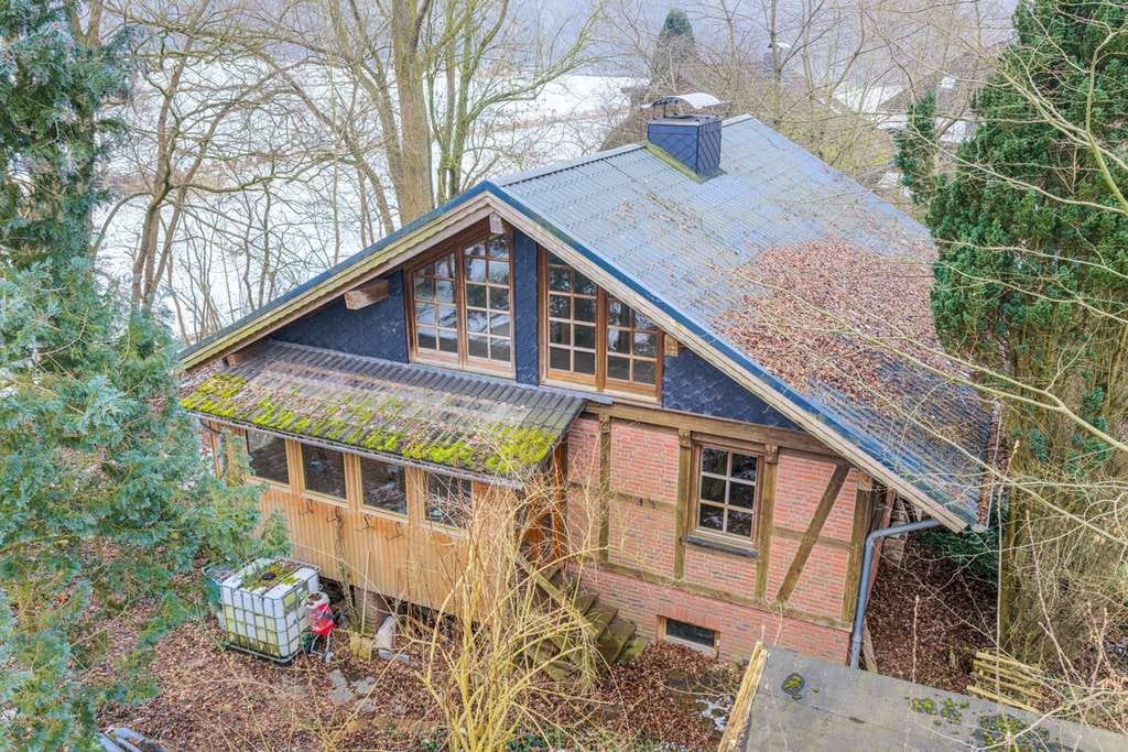 Immobilie in Sievershütten - Architekten-Fachwerk-Blockhaus mit offener Galerie - absolutes Unikat - direkte Feldrandlage mit wun - Bild 4