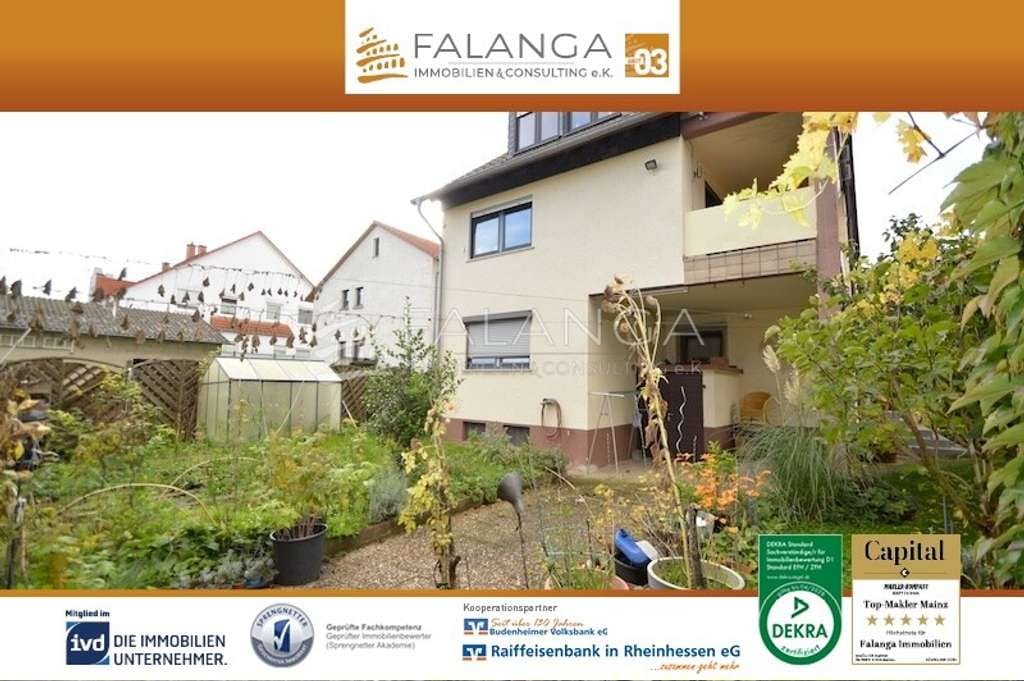 Immobilie in Stadecken-Elsheim - FALANGA IMMOBILIEN – 2 pfiffige und eigenständige Wohnungen und ein DG-Zimmer in Stadecken-Elsheim! - Bild 0