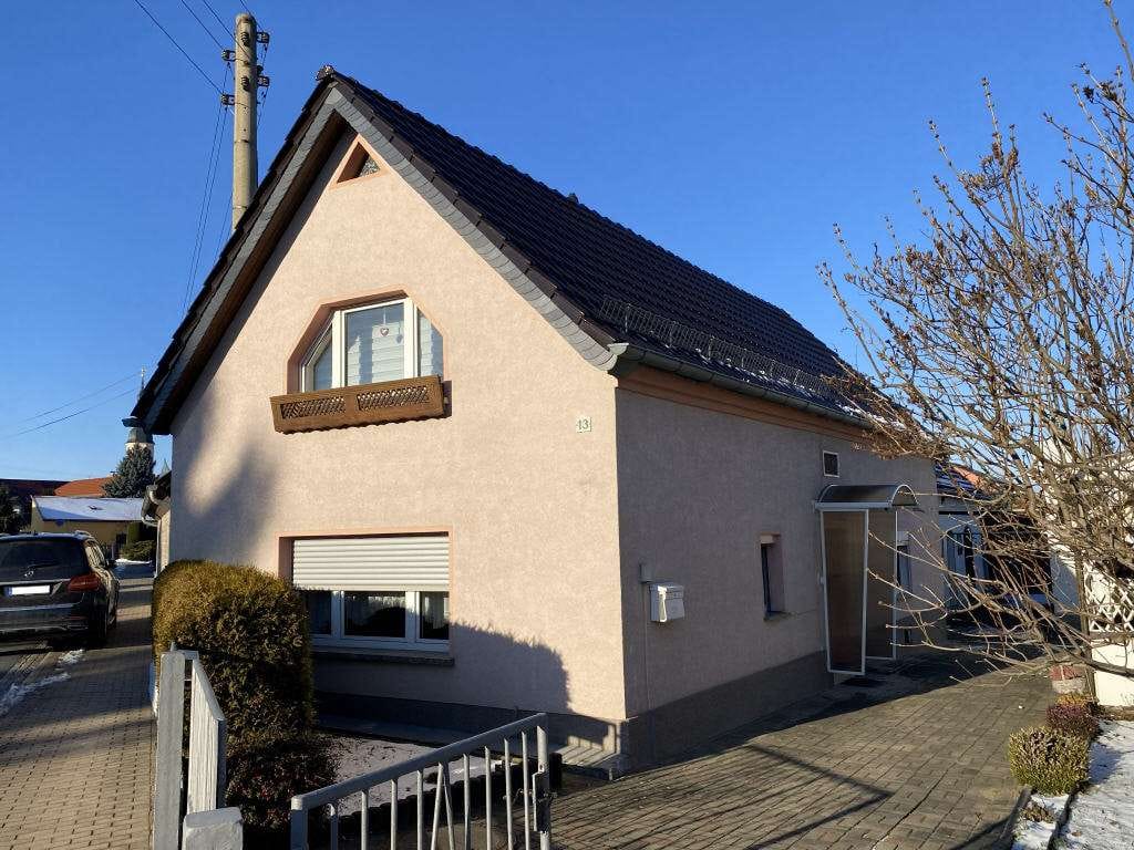 Immobilie in Zeithain - Gemütliches Einfamilienhaus mit Nebengelass in Zeithain - Bild 0