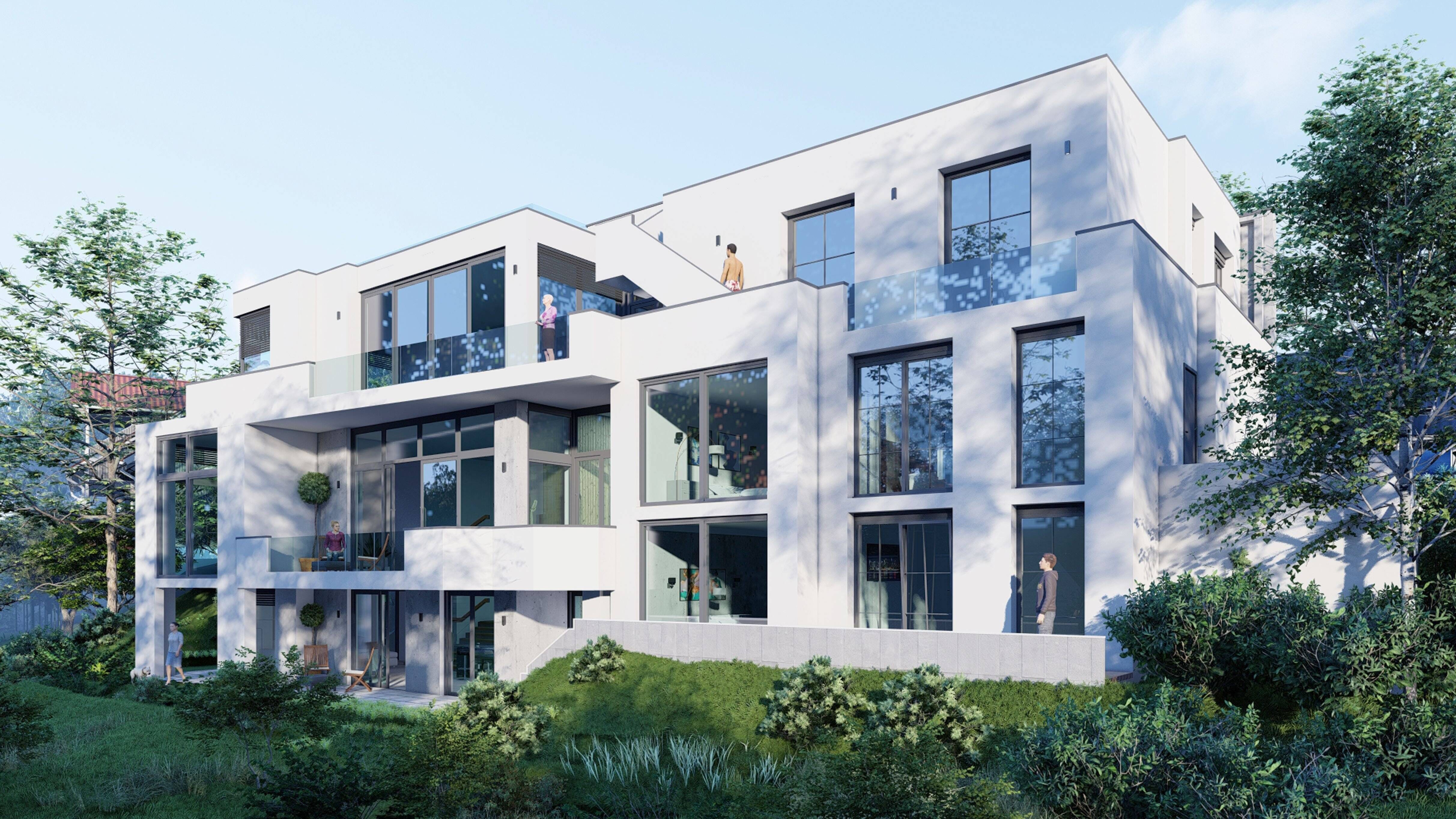 Immobilie in Gorxheimertal - PANORAMA! Stilvolles Design trifft auf atemberaubende Aussicht. Gartengeschoss - Luxuriöse 5 Zimmer Whg. mit 2 Bädern, Sauna und eigenem Gartenanteil - Bild 4
