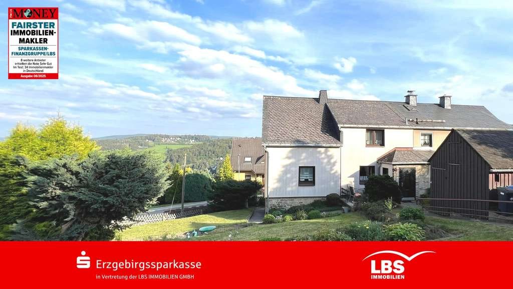 Immobilie in Schwarzenberg/Erzgebirge - Schöne Haushälfte in ruhiger Siedlung - Bild 0