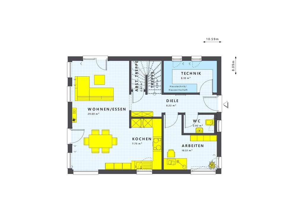 Immobilie in Oberlungwitz - (ZU)HAUS-LIEBE AUF DEN ERSTEN BLICK - FÜR IHRE MODERNE STADTVILLA! TEL: 1714863595 - Bild 1