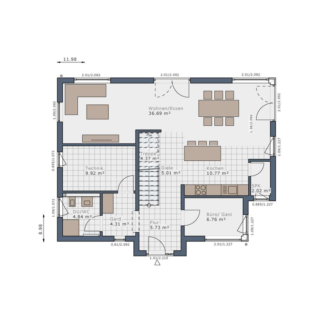 Immobilie in Walluf - *** Walluf / individuell planbarer Neubau (mit FESTPREIS u. verbindlicher Terminschiene) - Bild 1