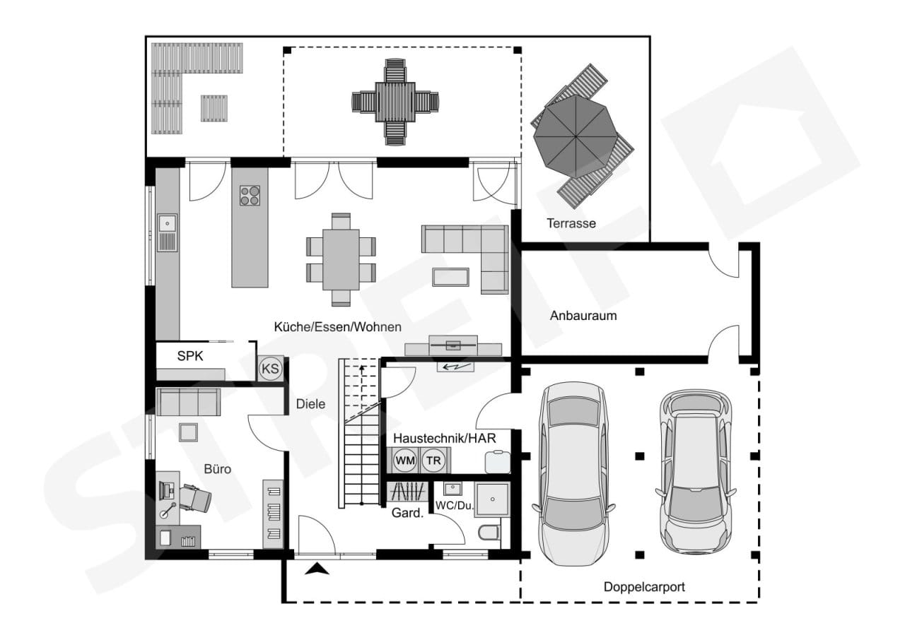 Immobilie in Dassel - KfW-Effizienzhaus inkl. Grundstück in Dassel OT Markoldendorf  - Bild 2