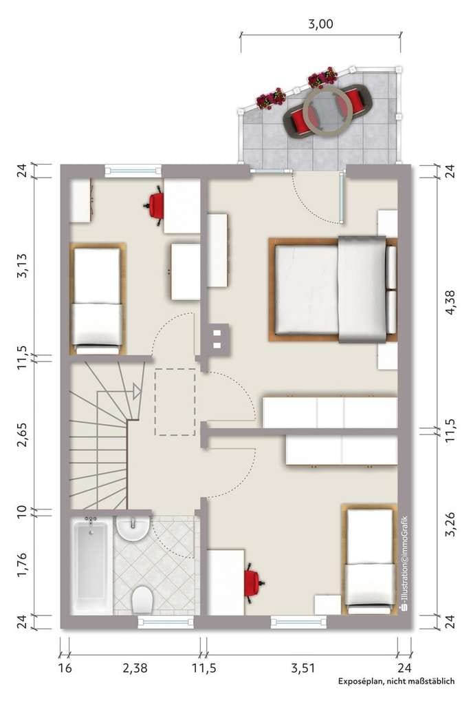 Immobilie in Affalterbach - Grünes Paradies in ruhiger Lage - Reiheneckhaus mit Entwicklungspotenzial! - Bild 3