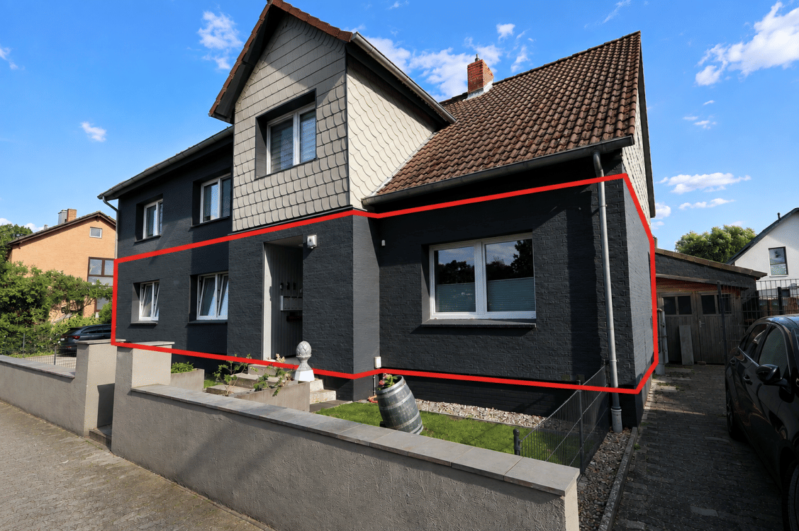 Immobilie in Jembke - Modernisierte Erdgeschosswohnung mit Terrasse, Wintergarten und Garten - Bild 0