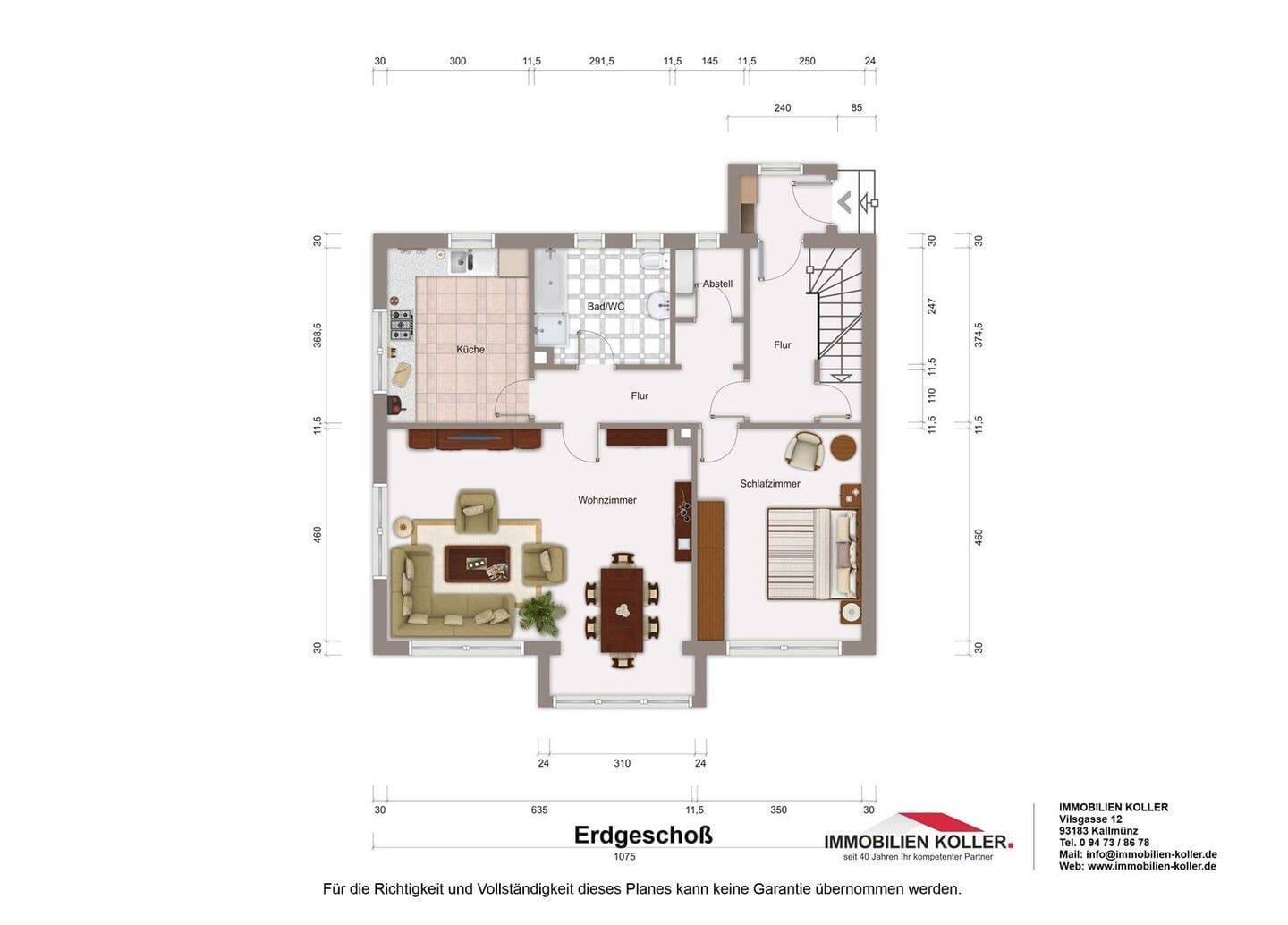 Immobilie in Kallmünz - ruhig gelegenes EFH mit Garten - Bild 2