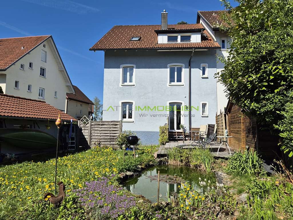 Immobilie in Wangen im Allgäu - Wohnen mit Charakter: Charmantes Zweifamilienhaus mit Gartenidylle in Wangen im Allgäu - Bild 1