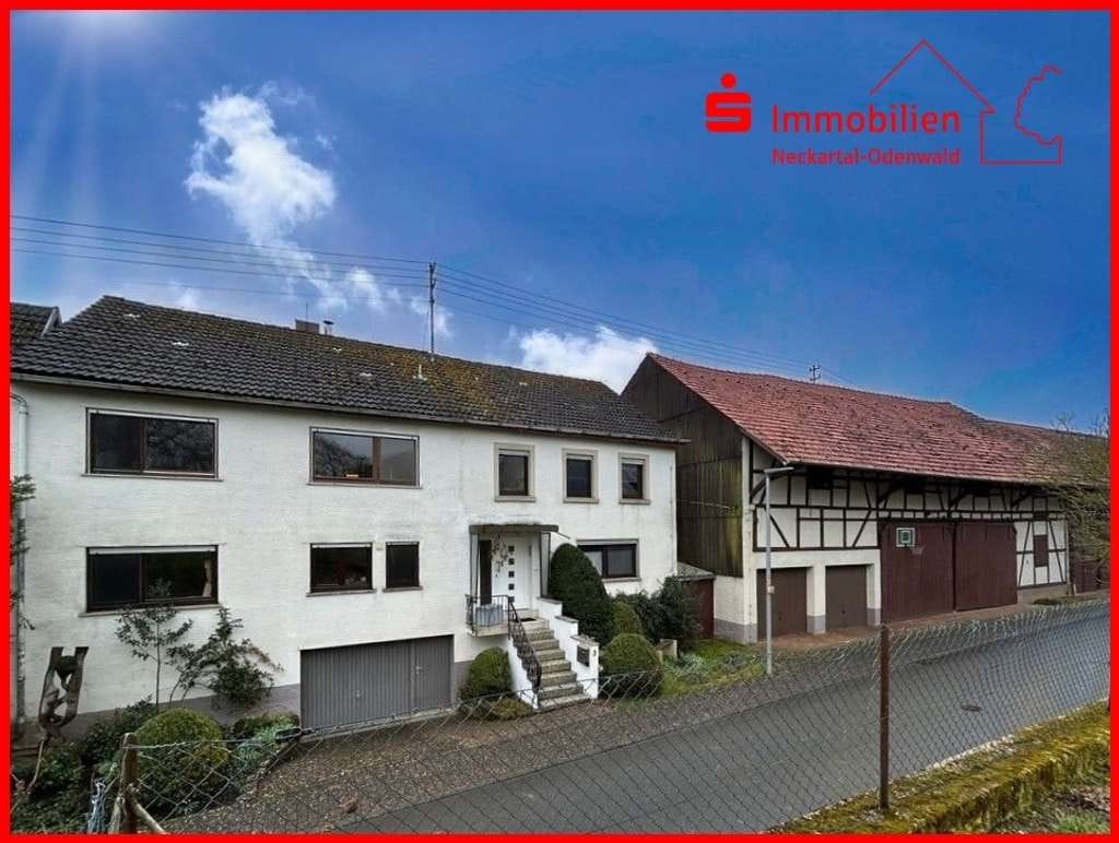 Immobilie in Krautheim - Haus mit Scheune und integrierter Doppelgarage - perfekt für Handwerk, Fahrzeuge & viel Platz - Bild 0