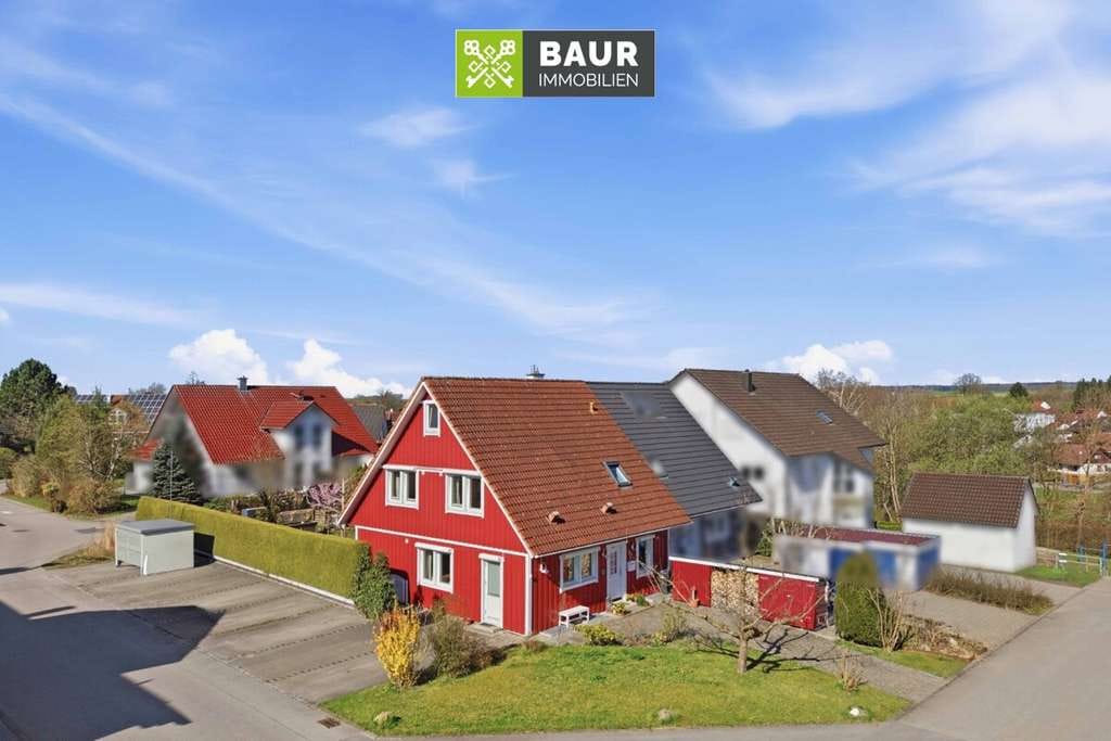Immobilie in Mittelbiberach - Charmante Doppelhaushälfte im Schwedenstil in Mittelbiberach - Bild 0