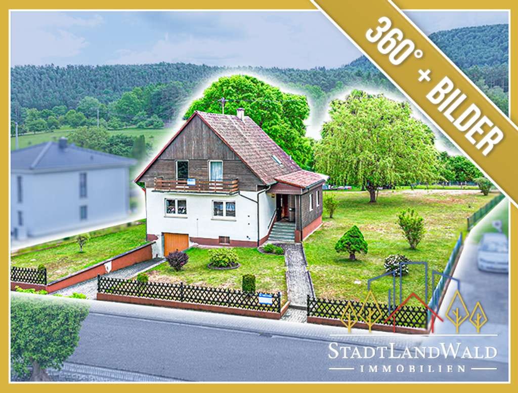Immobilie in Fischbach bei Dahn - Viel Platz für Familie, Garten und Erholung – Einfamilienhaus am Feldrand mit Ausblick - Bild 0