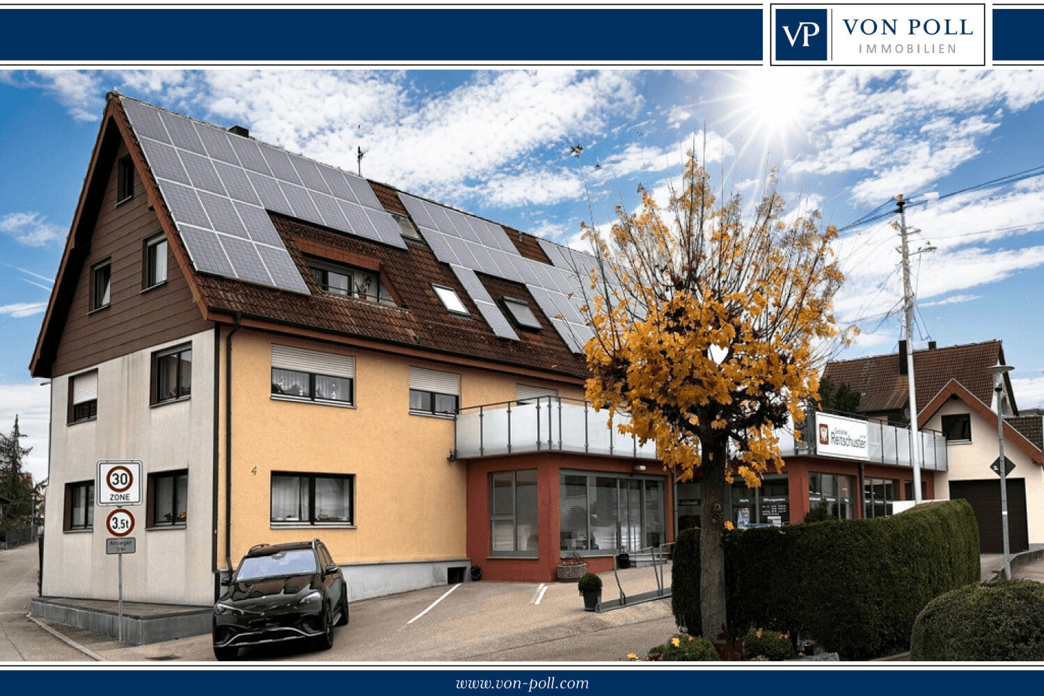Immobilie in Unterschneidheim - Großzügiges Wohn- und Gewerbeobjekt mit Photovoltaik und Dachterrasse - Bild 0