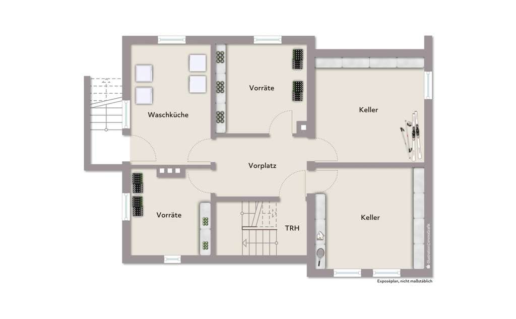 Immobilie in Türkheim - Zweifamilienhaus in Türkheim mit Traumgarten - Bild 4