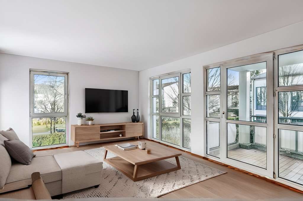 Immobilie in Unterföhring - Wohnen im Ahornpark - Stilvolle 2-Zimmer-Wohnung mit sonnenverwöhnter Loggia - Bild 2