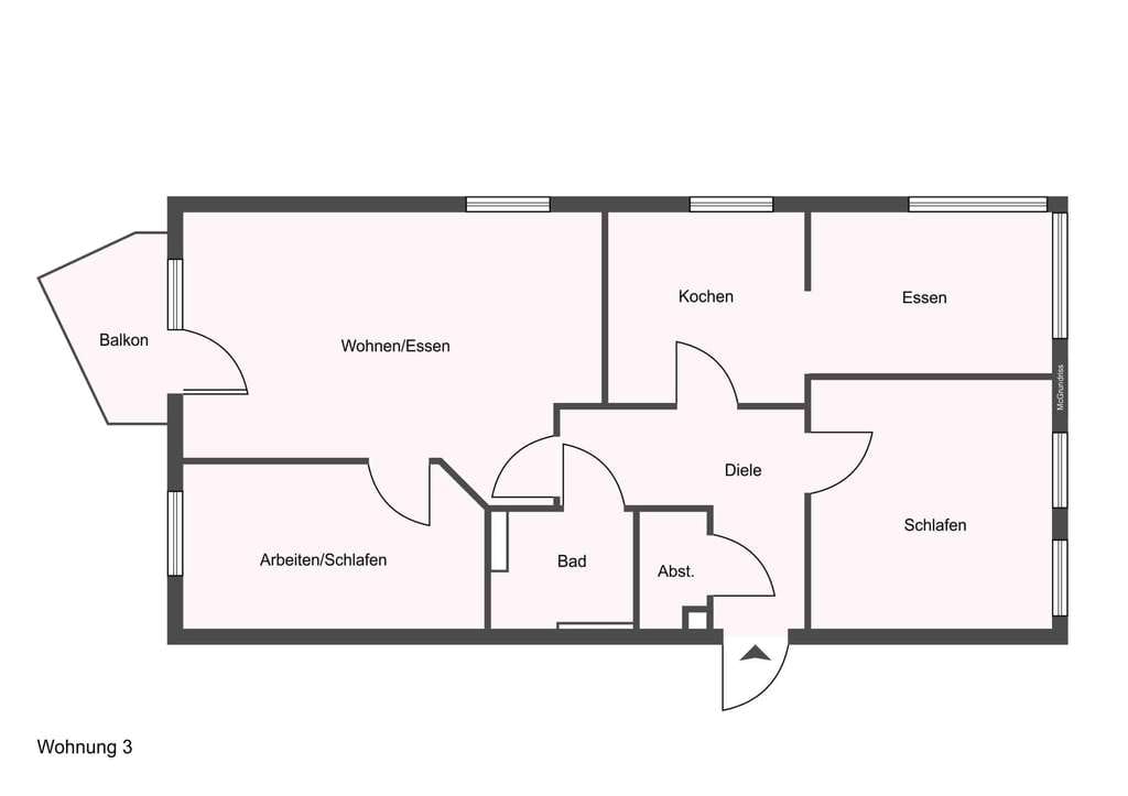 Immobilie in Horhausen (Westerwald) - Attraktive Eigentumswohnung mit Aufzug und Balkon in direkter Ortsmitte von Horhausen - Bild 3