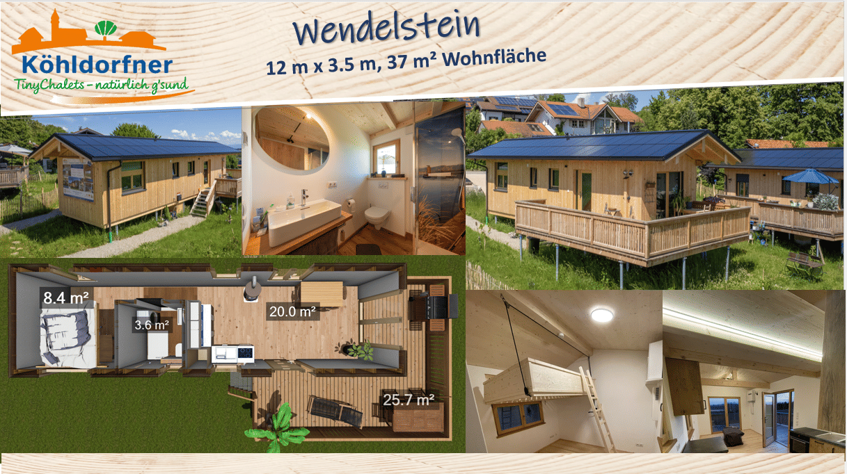 Immobilie in Wasserburg am Inn - TinyChalet "Wendelstein" by Köhldorfner - natürlich g´sund - Bild 2