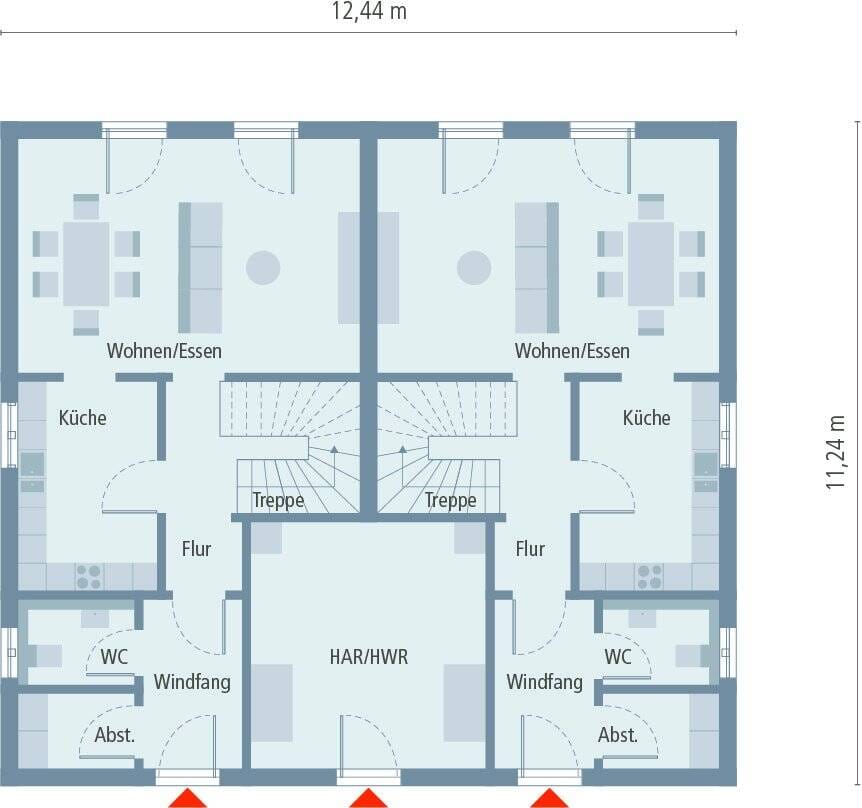 Immobilie in Tauche - Ihr Haus für 2 Familien ! Nur 288.900,-EUR je Familie/Haushälfte/Grundstückshälfte ! - Bild 2